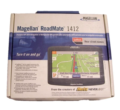 Magellan RoadMate 1412 Car GPS Receiver Brand New Factory Sealed  - Image 1 of 3