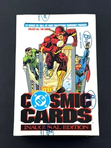 DC Inaugural Edition Impel Cosmic Cards 1991 Trading Cards scatola sigillata in fabbrica - Foto 1 di 9