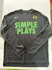 Oregon Ducks Nike Basketball Warm Up Shirt Team Issue PE Herren L - Bild 1 von 13
