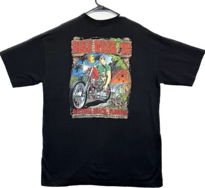 Vintage 98 Biker Shirt Chopper Harley Made in The USA XL Mens Flordia 1998 - Image 1 of 4