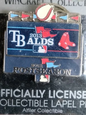 MLB 2013 Boston Red Sox vs Tampa Bay Rays ALDS Postseason  Lapel Pin Wincraft - Image 1 of 3