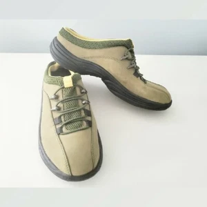 Rockport Green 2 Tone Shoes Mules - Picture 1 of 6