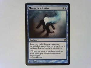 Memoria Selectiva Selective Memory Worldwake Spanish - Magic the Gathering Blue - Picture 1 of 2
