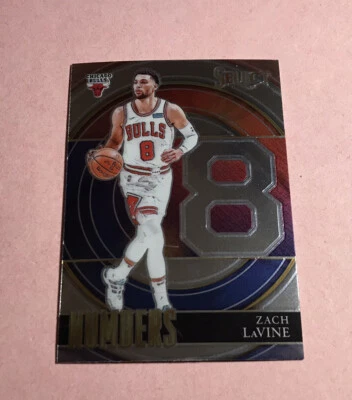 Zach LaVine 2021-22 Panini Select Insert Numbers #39 NR MT Bulls - Image 1 of 2