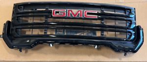 2020-2022 GMC Acadia Front Upper Grille W/O Cam Black 84849515 NEW OEM