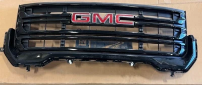 GMC Acadia 2020-2022 parrilla superior delantera sin cámara negra 84849515 nuevo OEM Foto 1 de 2