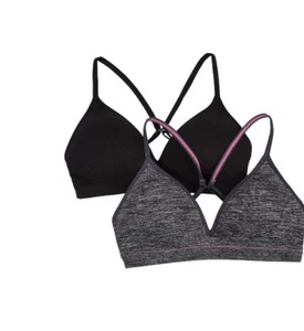 Bras 2 pack seamless wirefree girls size 38 new ribcage 33" clothing size 16 - Picture 1 of 1