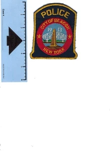 BEACON NEW YORK POLICE PATCH - CHEESECLOTH BACKING - Bild 1 von 1