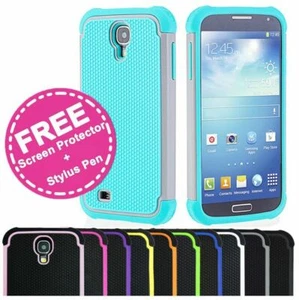 Shock Proof Hard Heavy Duty Case Tough Cover for Samsung Galaxy S4 i9500 i9505 - Picture 1 of 14