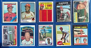 St Louis Cardinals 10 Card Lot🔥HOF🔥Stars🔥Auto🔥 - Picture 1 of 4