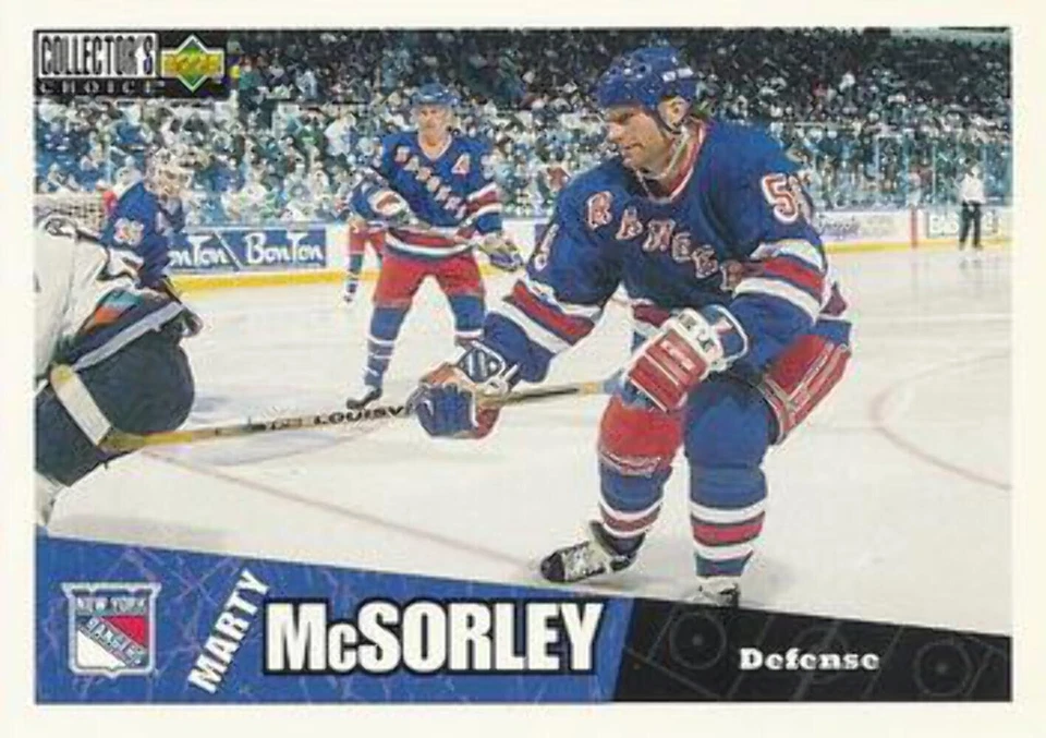 #172 Marty McSorley - New York Rangers - 1996-97 Collector's Choice Hockey - Image 1 of 1