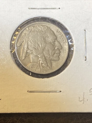 1930 Buffalo Nickel VF+. $4.50 Cover