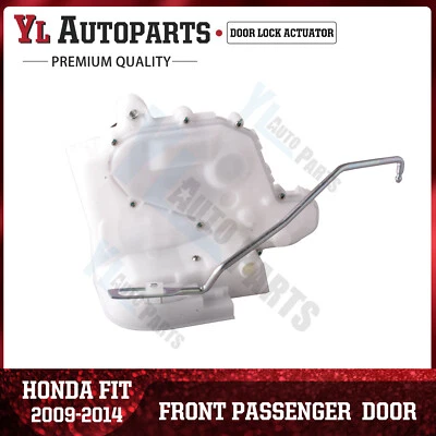 Cerradura de puerta de pasajero delantero derecho actuador pestillo y varilla para Honda Fit 2009-2014 Foto 1 de 4