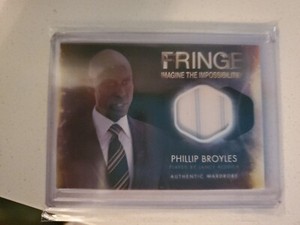 Lance Reddick 2012 Fringe Seasons One and Two as Phillip Broyles White Shirt M4
