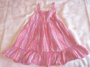 Little Miss Attitude Girls Plaid Checked Dress Easter Casual Spring Summer 4T - Picture 1 of 11