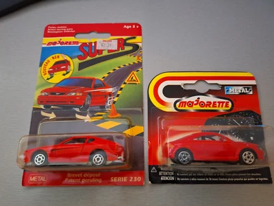 Majorette 批量 2:1995 Supers(车轮转向)法拉利 456 GT + '98 奥迪 TT,红色 — 第 1/4 张图片