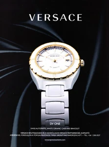 VERSACE WATCH MAGAZINE promo ad #02 "NOT A WATCH"  2015 FOREIGN - Picture 1 of 2