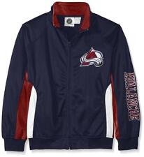 New Licensed Colorado Avalanche Full Zip Jacket Youth Size Large Msp $69_S83