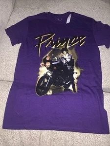 Prince Purple Rain Officially Licensed Purple Size M T-Shirt - Picture 1 of 3