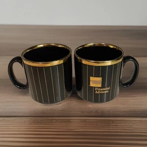 American Express Financial Advisors Coffee Mugs vintage Set Of 2 Tams England - Bild 1 von 9