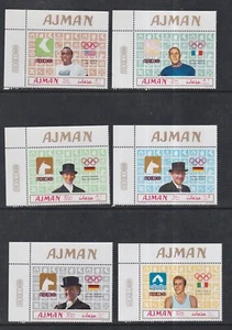 Ajman 1968 Mint MNH Sport Mexico Olympic Games Horse riding Cycling Perforate - Picture 1 of 1
