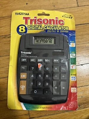 Trisonic 8 Digital Calculator  - Image 1 of 2