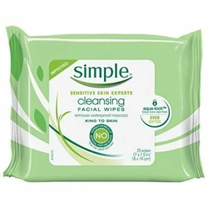 Simple Kind To Skin Cleansing Facial Wipes - 25 {pack of 3} - Picture 1 of 4
