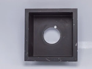 Calumet CC-400 Series 4x5" Camera Recessed 34mm Lens Board 4" Square 32.5mm Hole - Picture 1 of 4