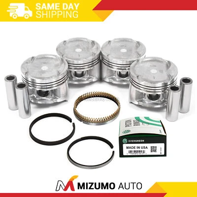 Pistones con anillos para Honda Civic Del Sol 92-95 1,6 L SOHC D16Z6 Foto 1 de 4