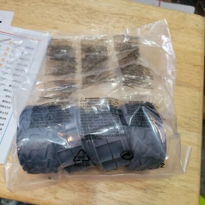 Meccano Max M.A.X. Robotic Interactive for parts or repairs Bag 2 Tires Rims - Image 1 of 2