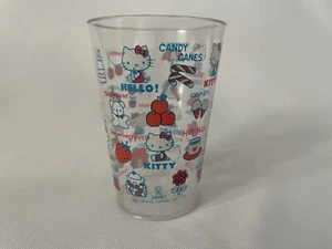 1976 Hello Kitty 4" Klar Melamin Trinkbecher Vintage 1976 Sanrio Co LTD 180 JTCP - Bild 1 von 13