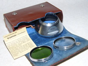 Voigtländer Gegenlichtblende 310 / 37 im org. Leder-Etui - Bild 1 von 5