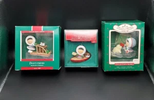 3) Hallmark Frosty Friends Collector's Series Frosty Friends, 1985, 1987 & 1989 - Picture 1 of 5