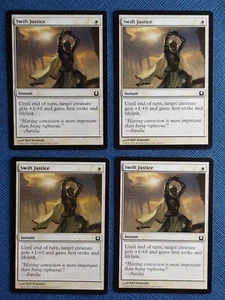 MTG 4x Swift Justice x4 NM Return to Ravnica Magic the Gathering Playset - Picture 1 of 1