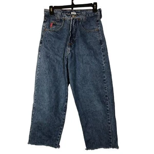 90s BONGO Special Reserve Label Jeans Cutoff Capri Medium Wash Vintage 28 W 7 - Picture 1 of 10