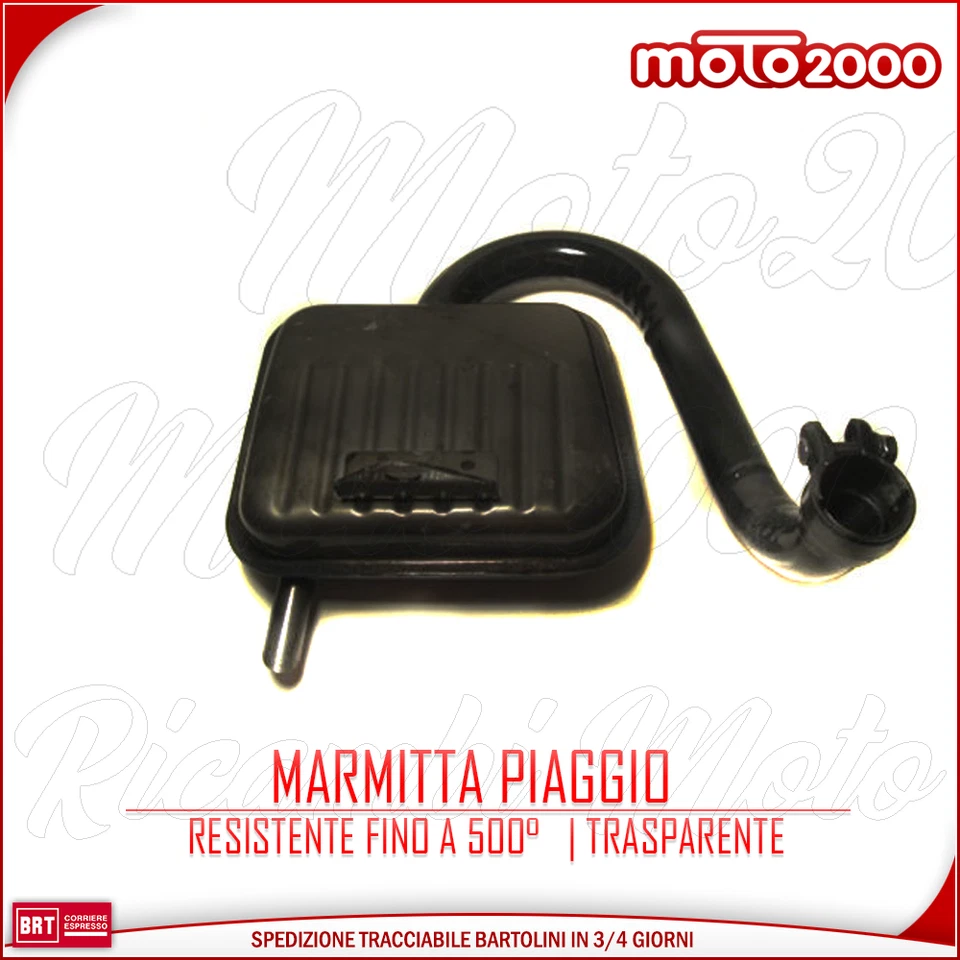 MARMITTA VERNICIATA TRASPARENTE RMS PER PIAGGIO VESPA 150 SPRINT VELOCE GL VLB - Immagine 1 di 1