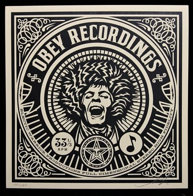 SHEPARD FAIREY hand signiert Party At Moontower box record ed150 2011 obey giant - Bild 1 von 4