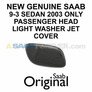 NEW GENUINE SAAB Headlight Washer Cover PASSENGER Side 9-3 03 IN PRIMER 32016256 - Bild 1 von 3