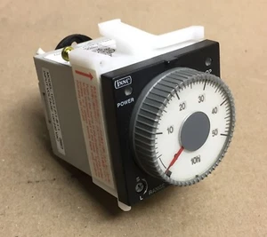 Timer ISSC 100-240VAC Adjustable Range Timer 1073 Range=0.1 seconds - 500 hours  - Picture 1 of 7