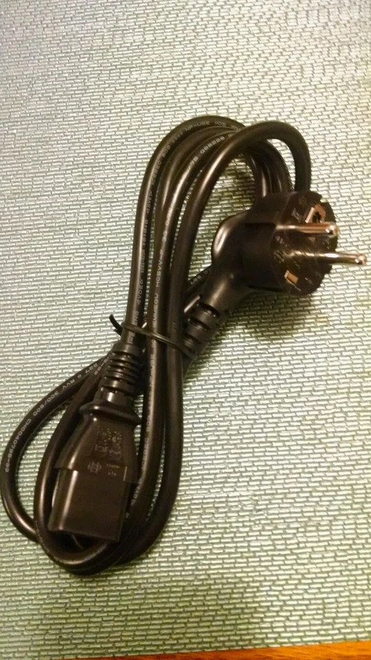 New I-Sheng SP-023 16A/250V 2 Prong Euro IS-14 10A/250V AC Power Cords - Image 1 of 1