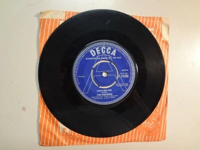 ORCHIDS:(w/Jimmy Page)Love Hit Me-Don’t Make Me Mad-U.K. 7" 63 Decca F11785 Demo - Image 1 of 2
