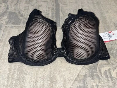 NUEVO Sujetador Passionata 5701 con aros acolchado negro talla 36DDDD de EE. UU. Foto 1 de 4
