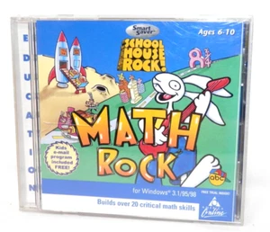 School House Rock! Math Rock CD ROM Software PC Windows 1998 Activities 5 Levels - Picture 1 of 8