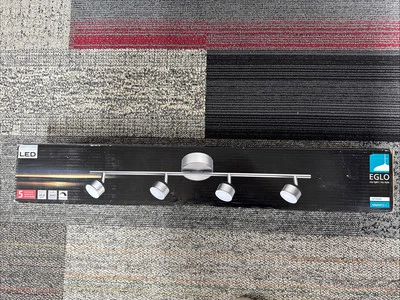 EGLO-Armento 30,71 pulgadas LED integrado regulable de níquel satinado con 4 luces W Foto 1 de 4