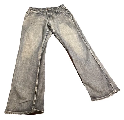 Bailey’s PT Men’s Bootcut Jeans 32x34 Blue Faded Wash 64% Cotton Blend - Image 1 of 4