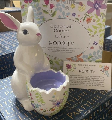 PartyLite 🐰EDICIÓN LIMITADA🐰HOPPITY 🐰Soporte Tealight #P93001 Nuevo En Caja Foto 1 de 3