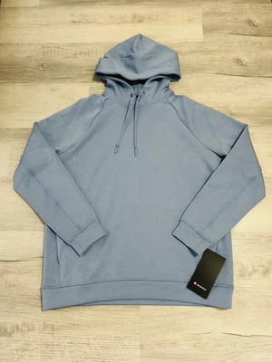 🚀Nuevo con etiquetas Pullover con Capucha Grande Lululemon Espaciador Suave para Hombres - Azul Sauce Foto 1 de 4