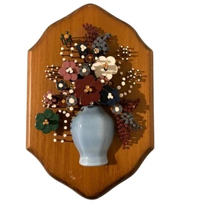 Nails in Bloom Vintage 1975 Pol-O-Craft Nail Art Wandrelief - Bild 1 von 7