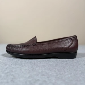 Zapatos Mocasines SAS Tripad Para Mujer Talla 8.5 W Cuero Marrón Sin Cordones Hechos en EE. UU. - Imagen 1 de 13
