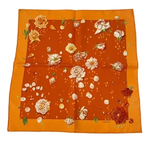 HERMES scarf Carre 45 "LA ROSEE Anne Gavarni" Rose Dew box included From Japan - Picture 1 of 6